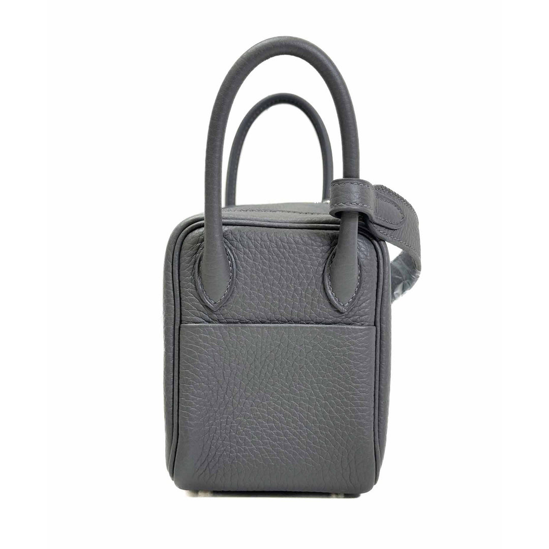 Hermes Lindy Mini Clemence Leather 85 Ardoise - Jiaxyk