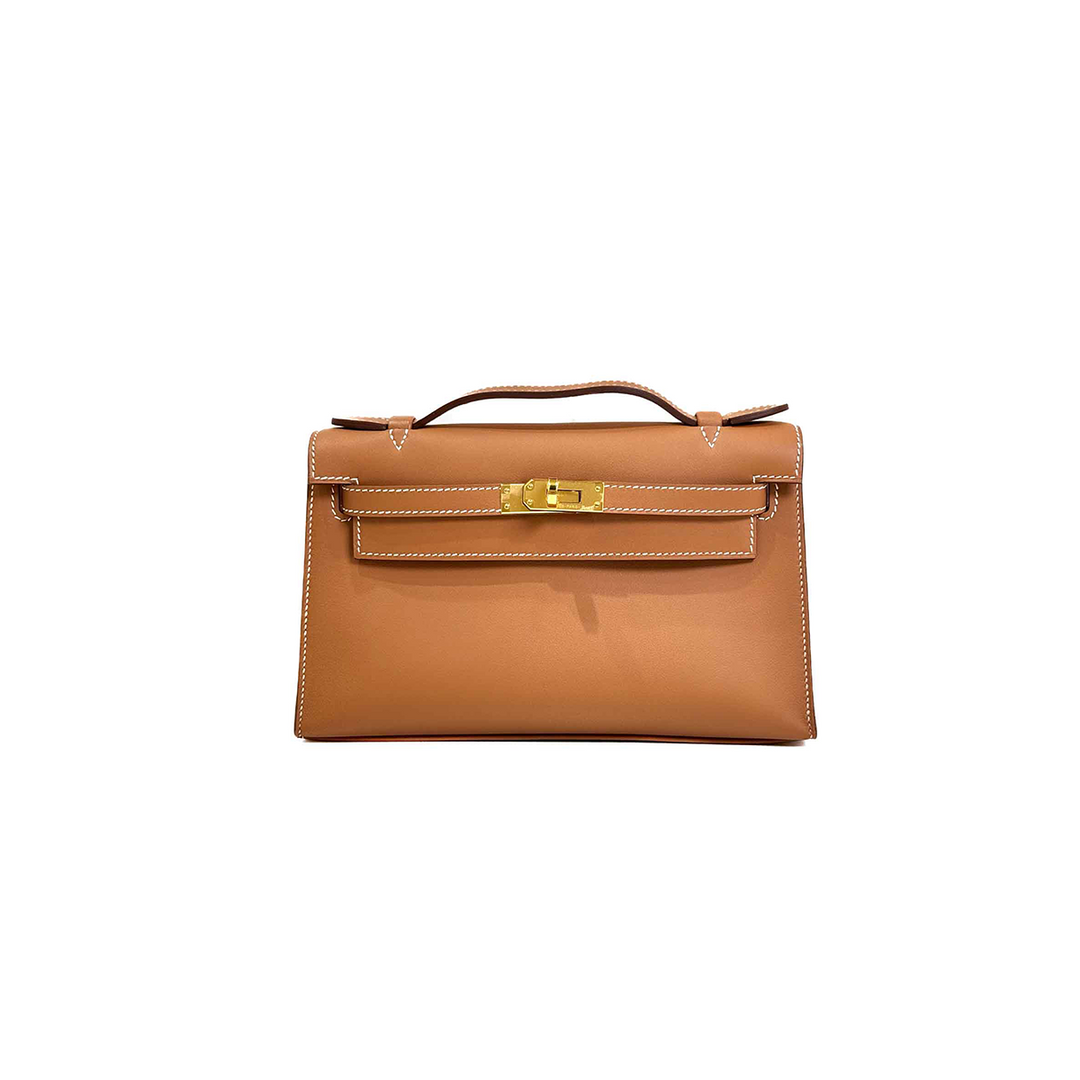 Hermes Mini Kelly Pochette Gold - Jiaxyk