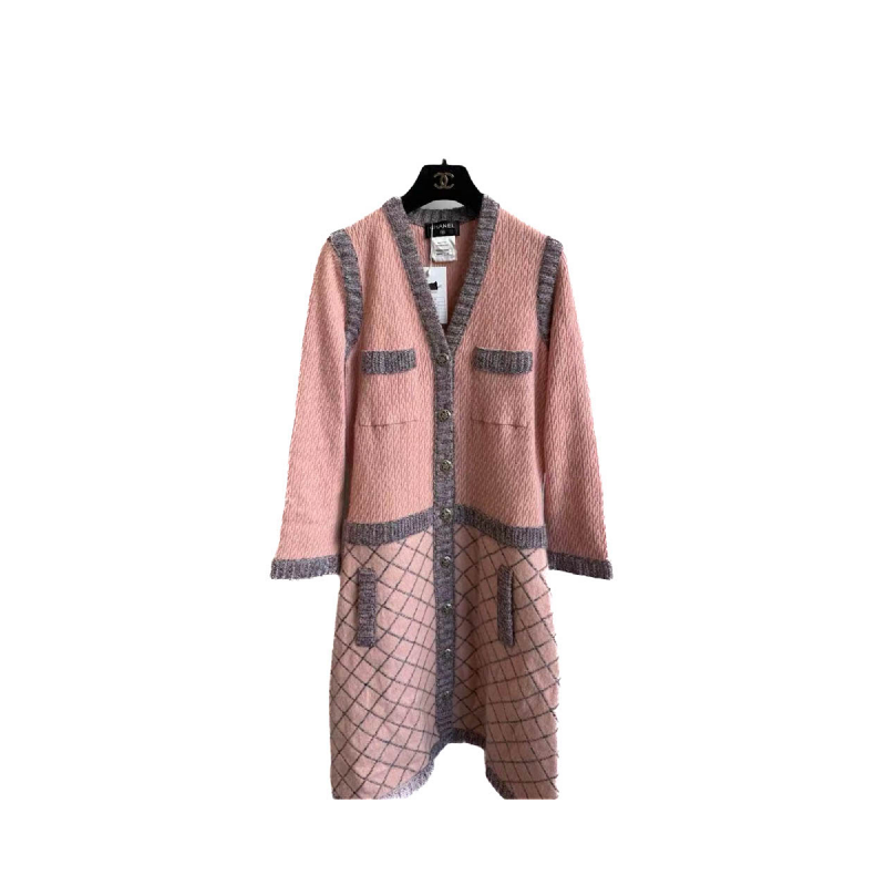 Chanel Silk/Cashmere Long Coat #40