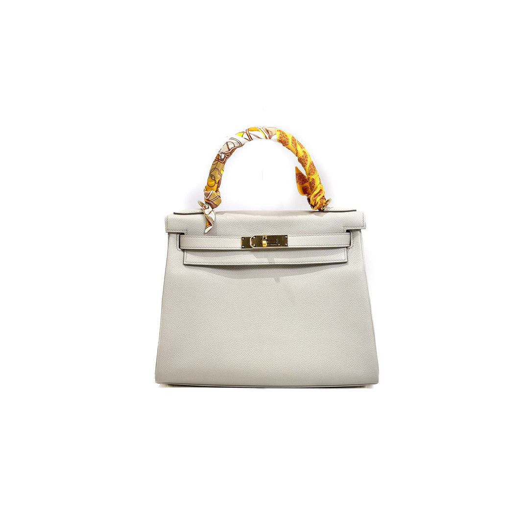 Hermes Kelly 28cm Beton Evercolor