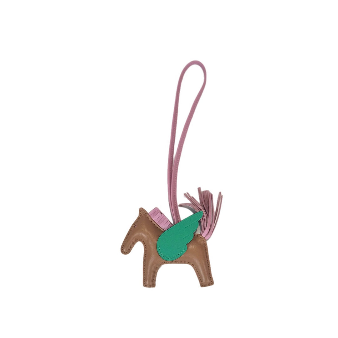 Hermes Rodeo Pegase Pm Brown/Green/Pink