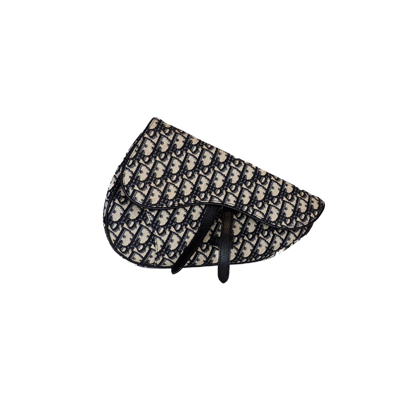 Dior Saddle Men’s Blue Oblique Jacquard