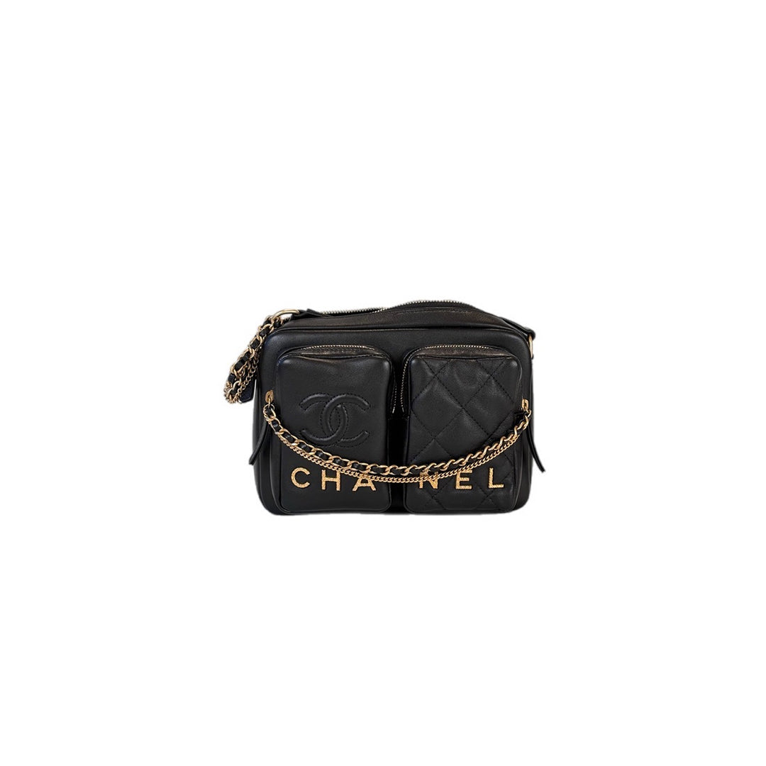 Chanel 22C Camera Bag Black