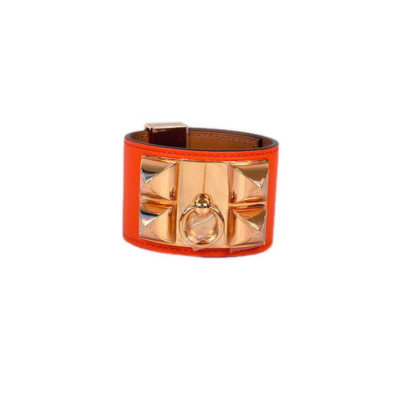 Hermes Orange CDC Bracelet