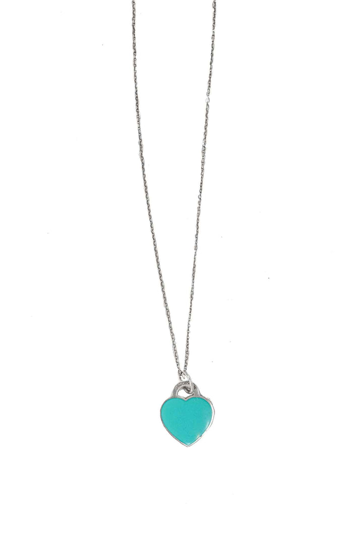 Tiffany Return to Tiffany Heart Tag Pendant in Sterling Silver - Jiaxyk