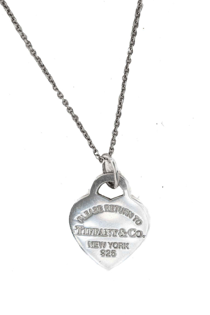 Tiffany Return to Tiffany Heart Tag Pendant in Sterling Silver - Jiaxyk