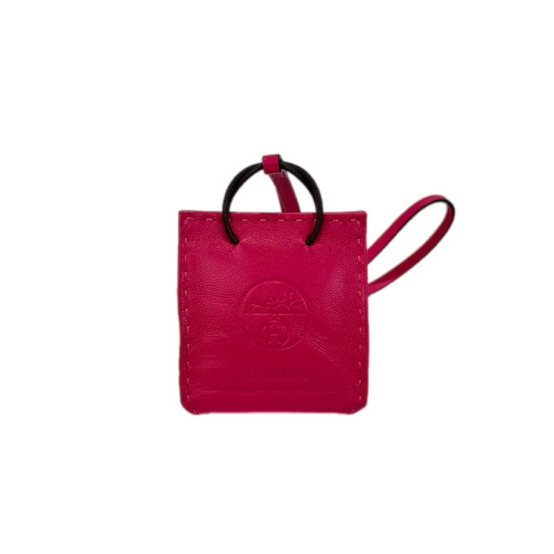 Hermes Sac Pink Bag Charm