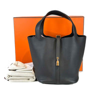 Hermes Picotin 22 Black TC Bag