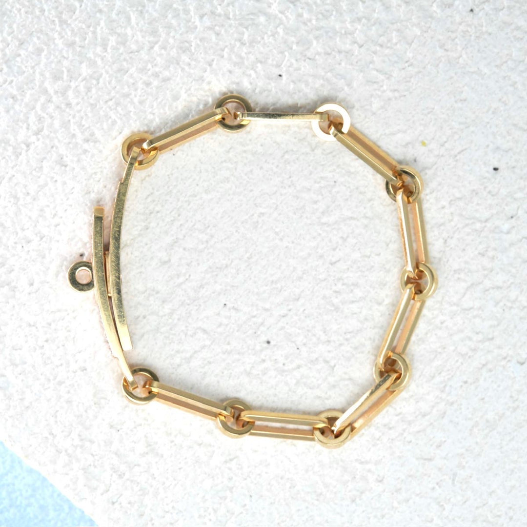 Hermes Kelly Chaine PM Bracelet Yellow Gold - Jiaxyk
