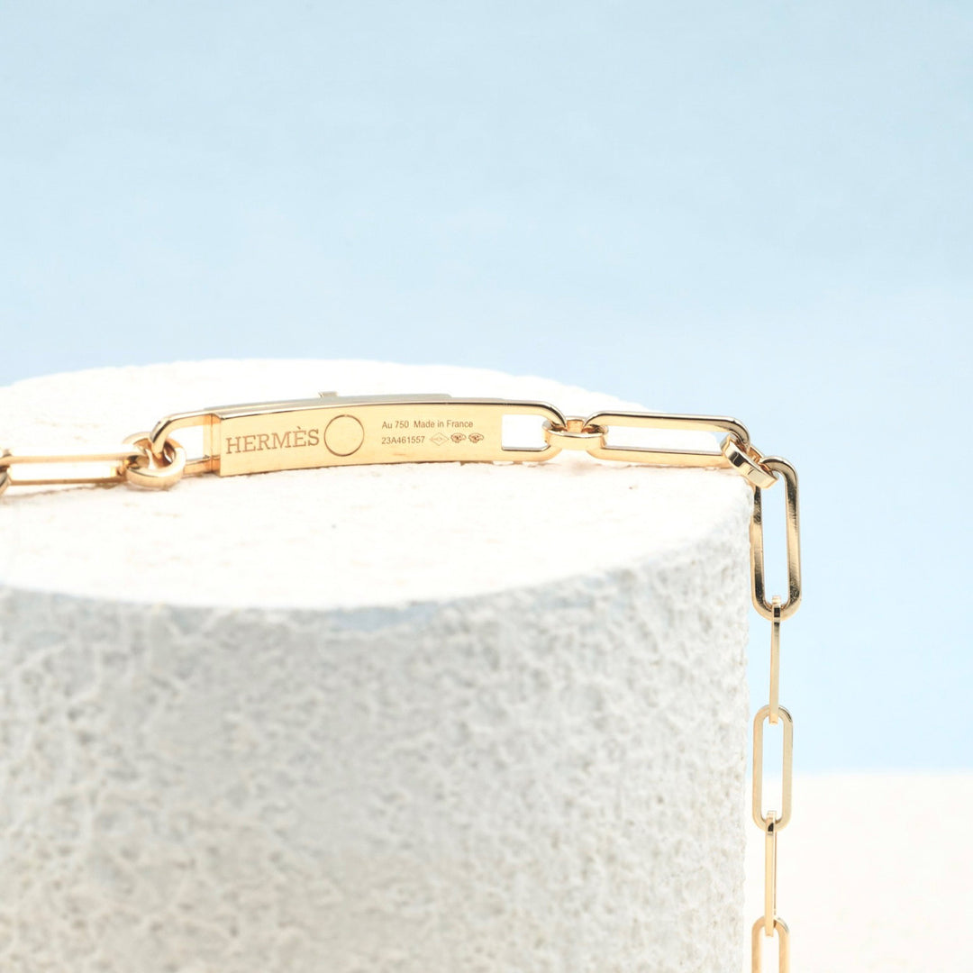 Hermes Kelly Chaine PM Double-Choker Yellow Gold - Jiaxyk