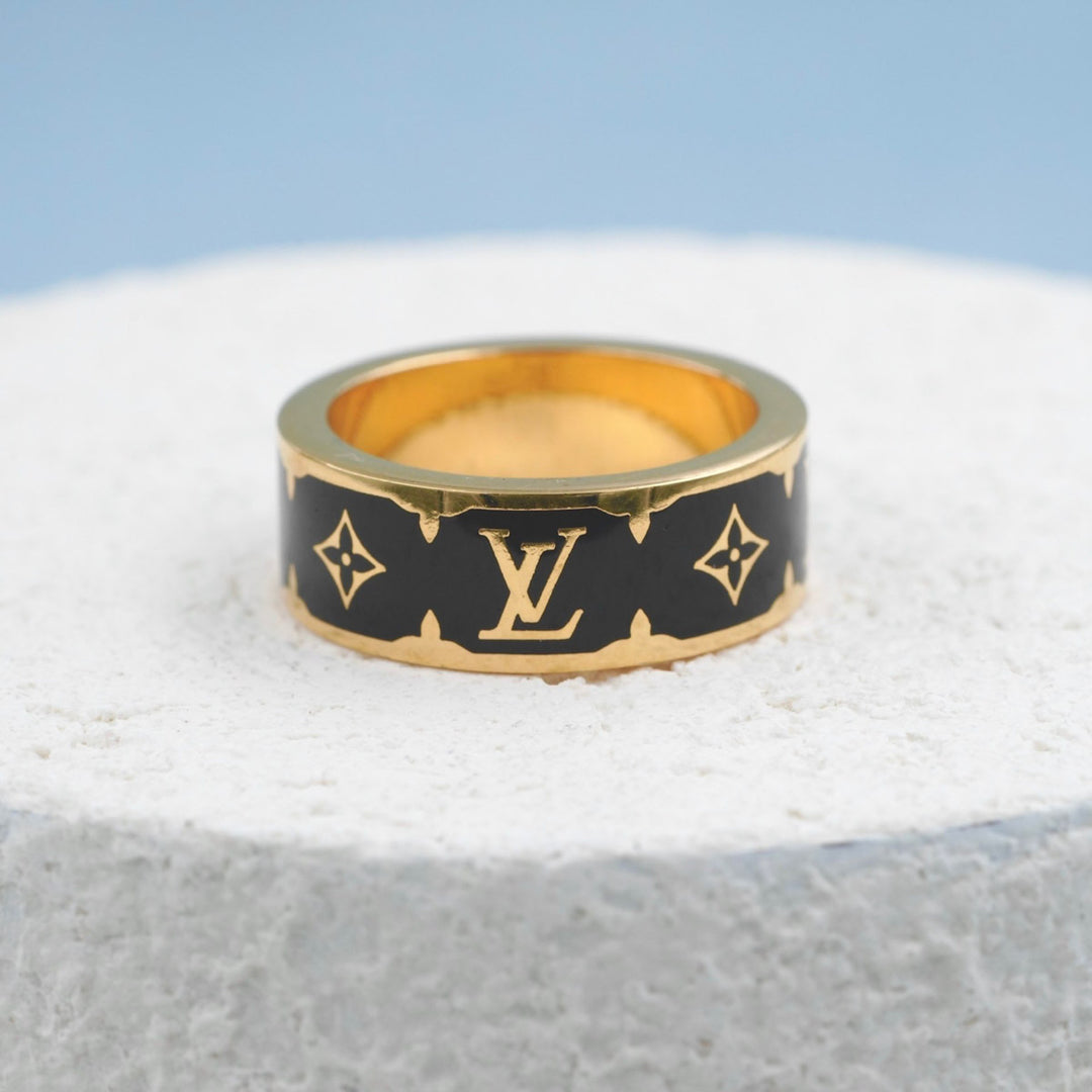 Louis Vuitton Nanogram Enamel Ring #M - Jiaxyk