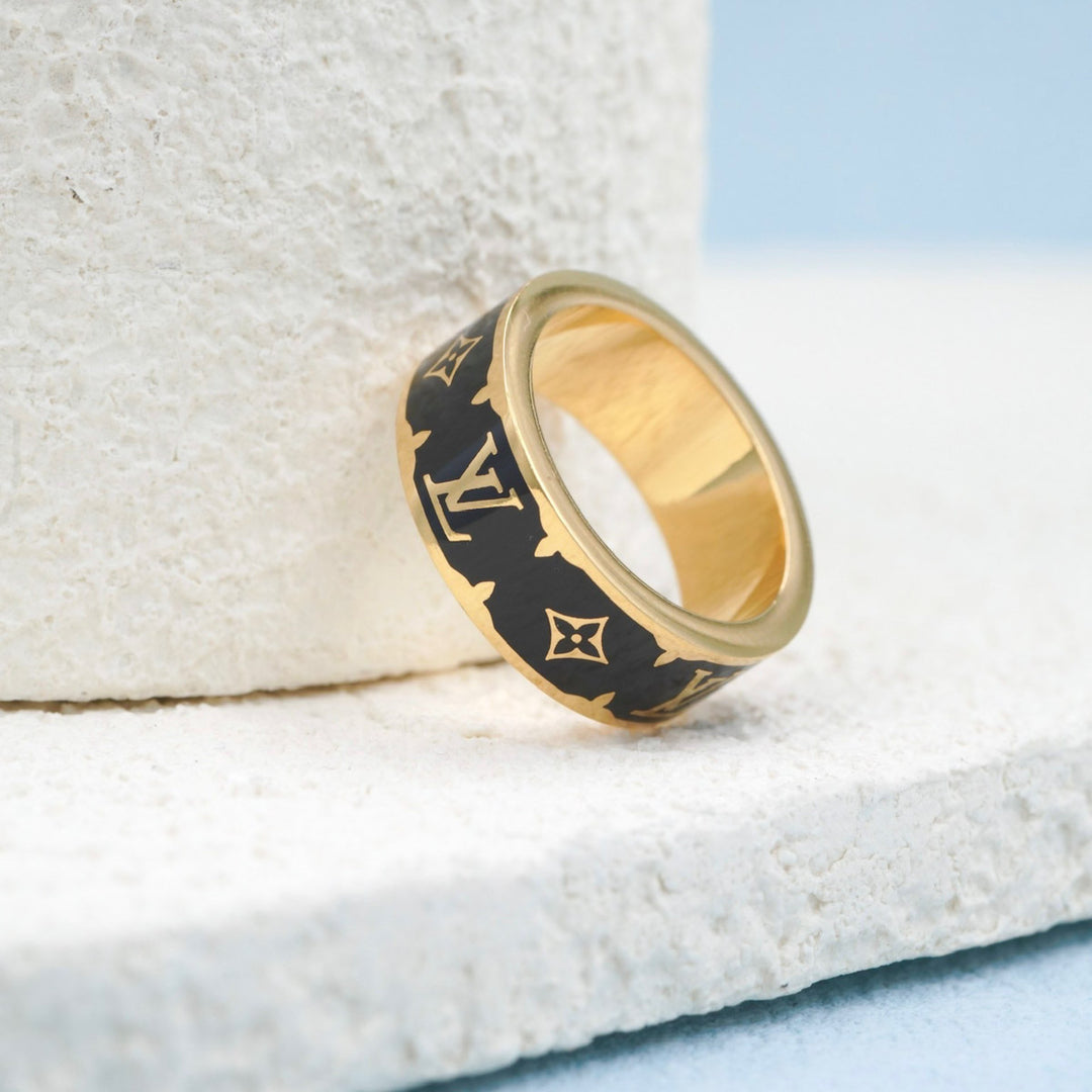 Louis Vuitton Nanogram Enamel Ring #M - Jiaxyk