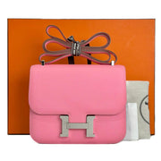 Hermes 1Q Pink Mini Constance Epsom Bag