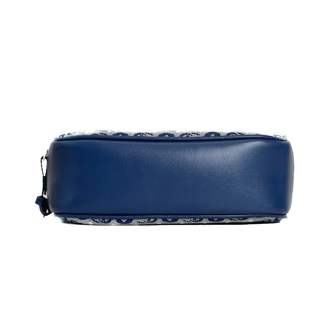 Gucci Kid GG Camera Bag Blue with Red Handle - Jiaxyk
