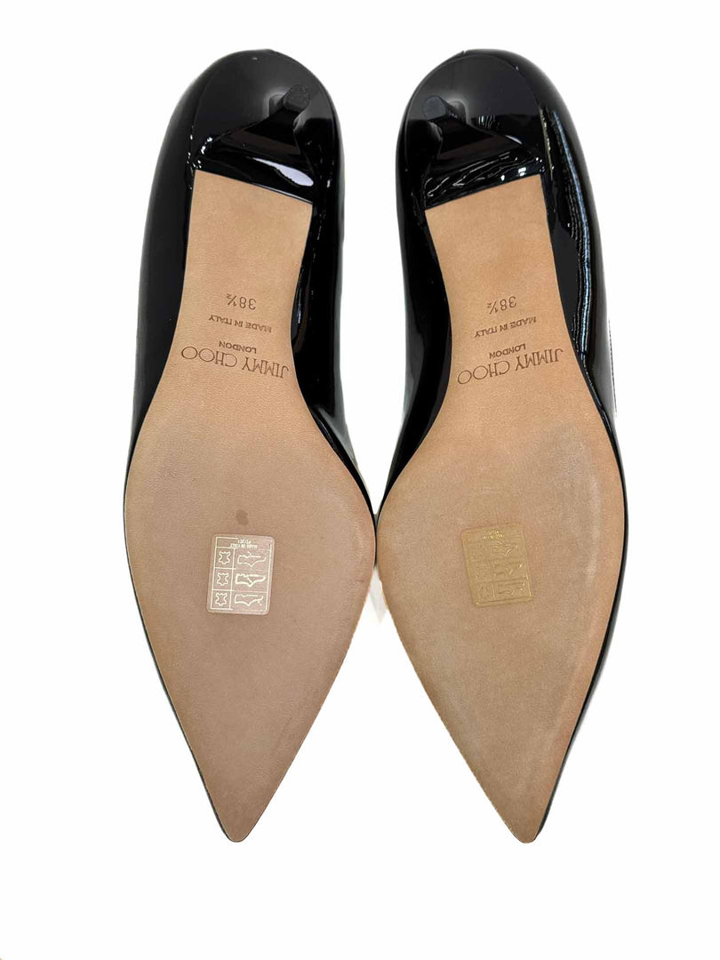 Jimmy Choo Black Patent Heel - Jiaxyk