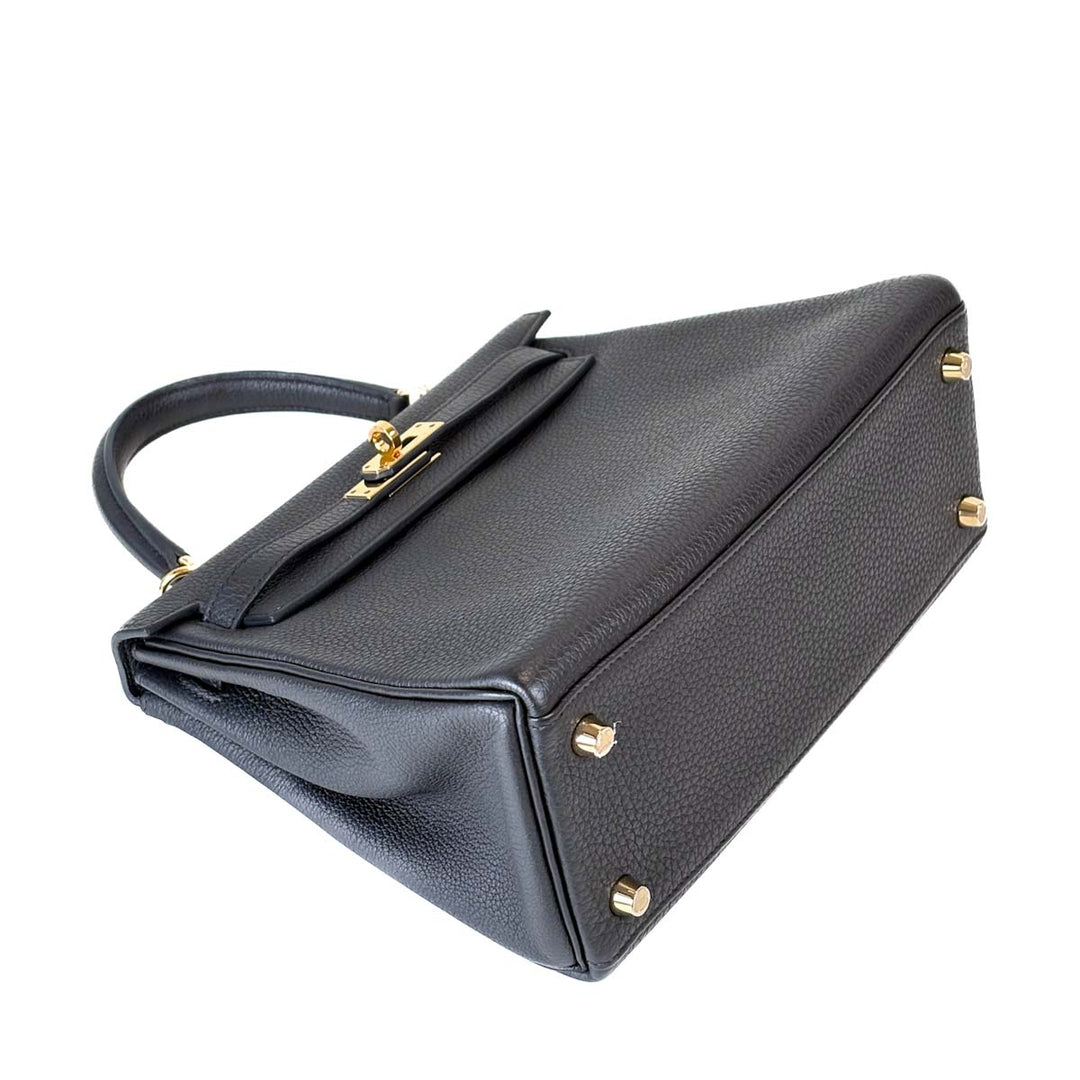 Hermes Kelly 25cm Black Togo - Jiaxyk
