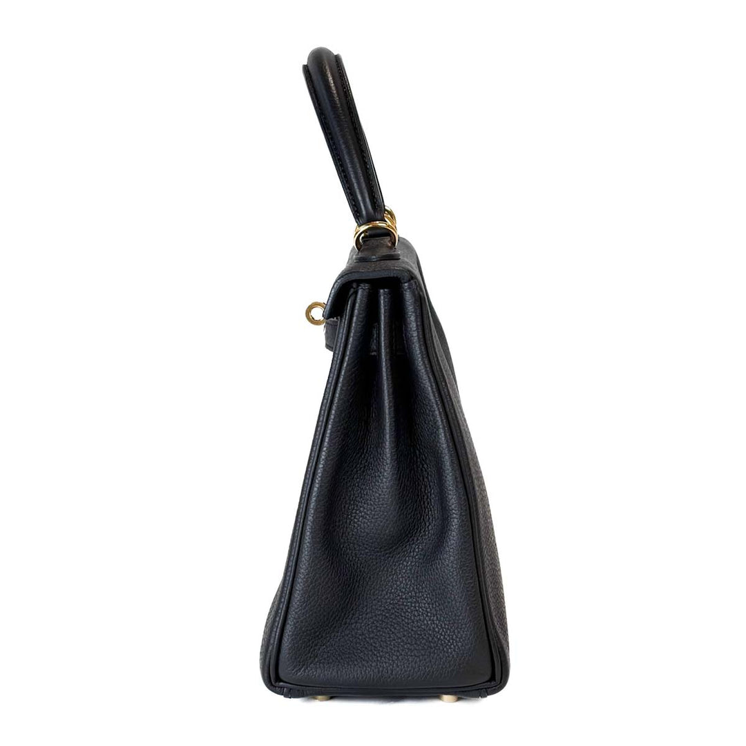 Hermes Kelly 25cm Black Togo - Jiaxyk