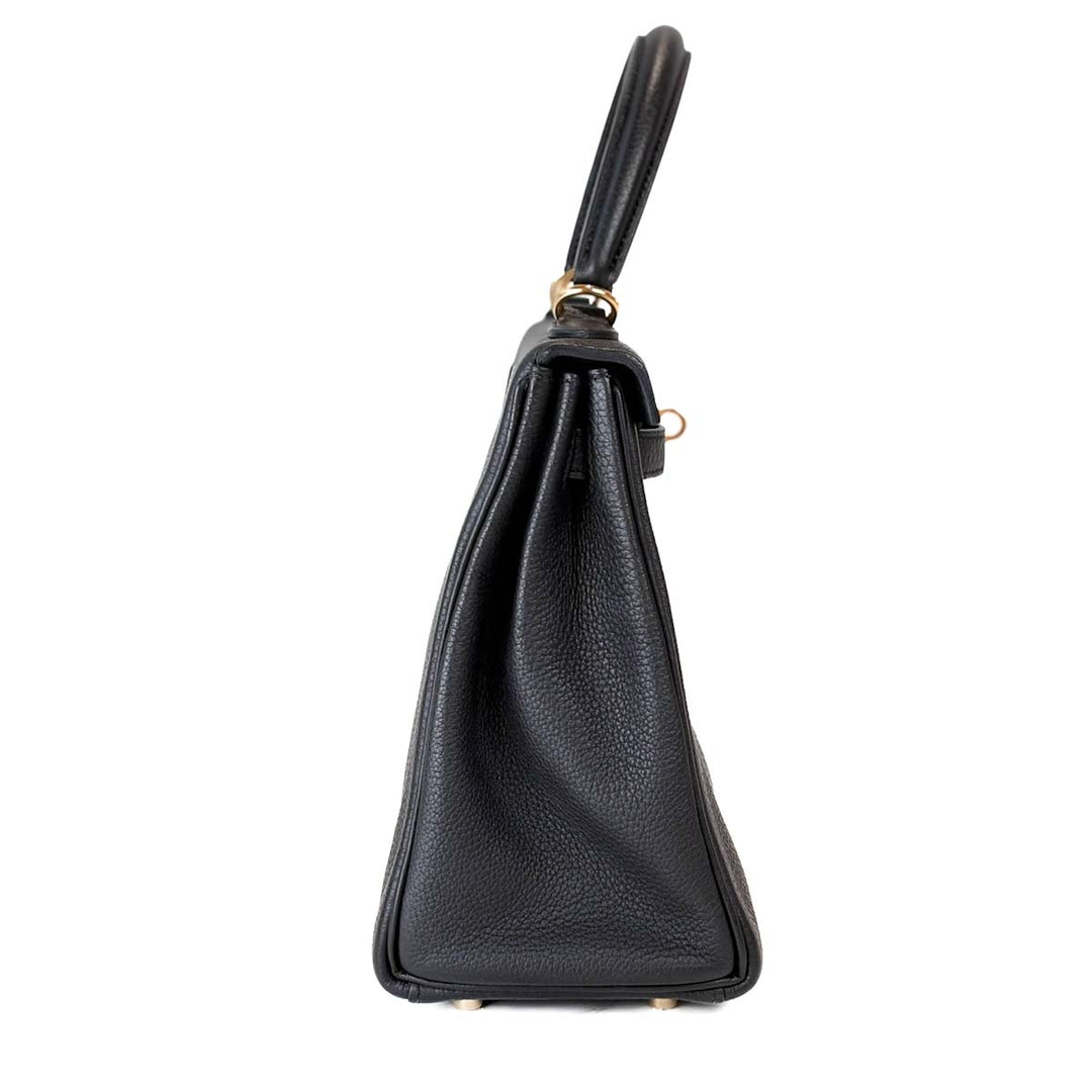 Hermes Kelly 25cm Black Togo - Jiaxyk