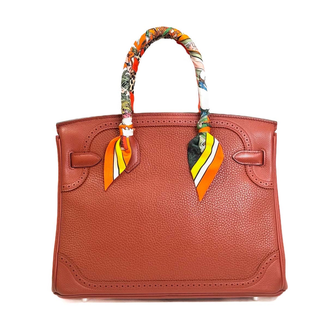 Hermes Birkin 30cm Ghillies TC Brique