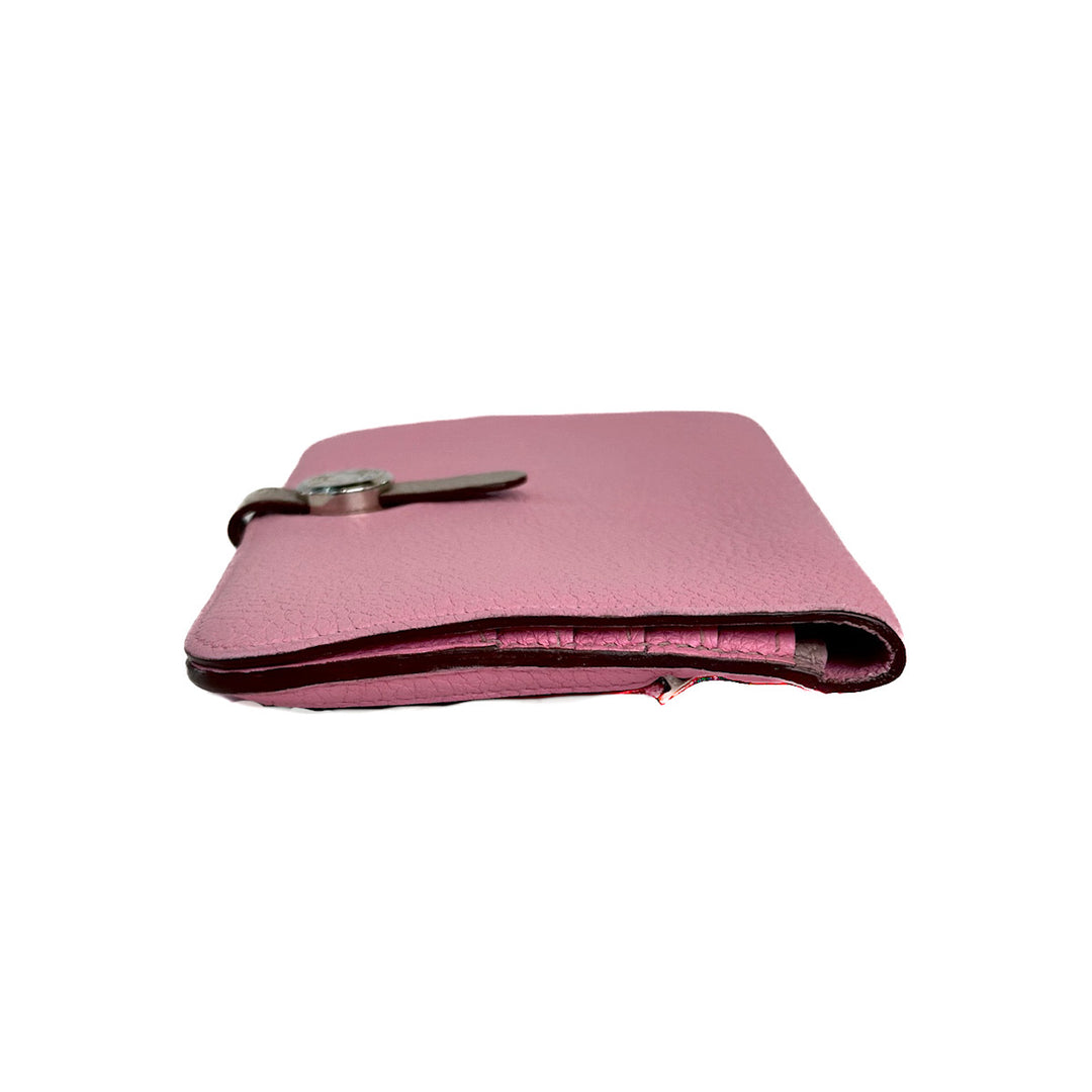 Hermes Dogon Long Wallet Pink Silver - Jiaxyk