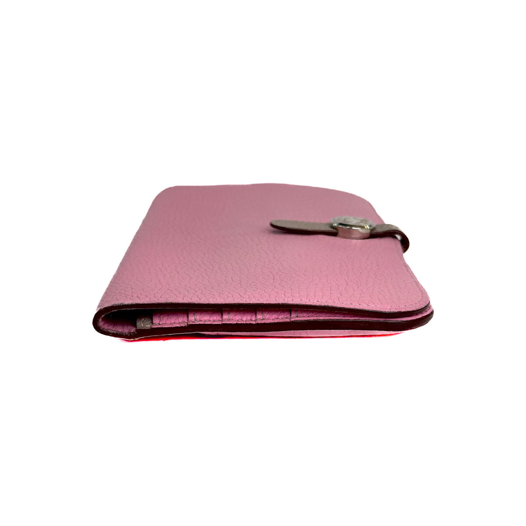 Hermes Dogon Long Wallet Pink Silver - Jiaxyk