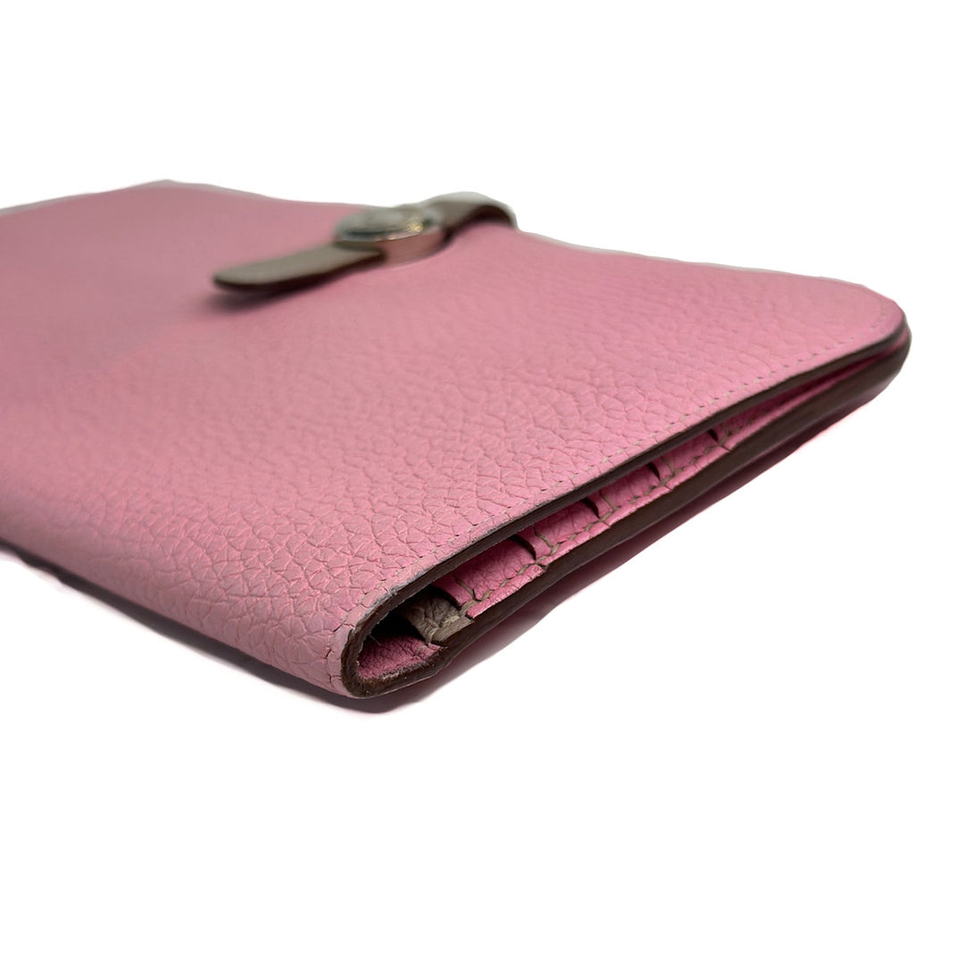 Hermes Dogon Long Wallet Pink Silver - Jiaxyk