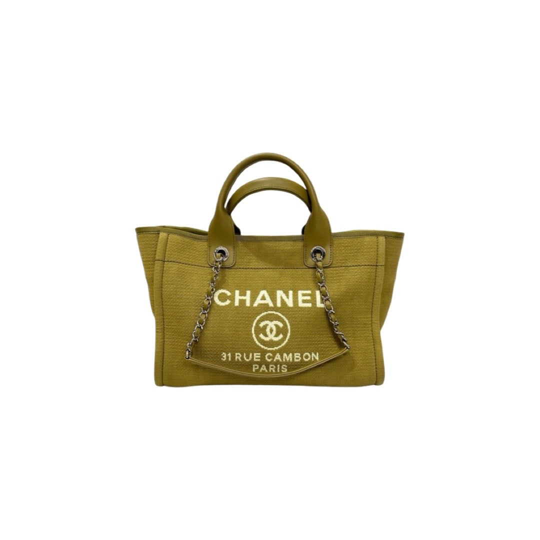 Chanel Small Green Deauville Tote - Jiaxyk