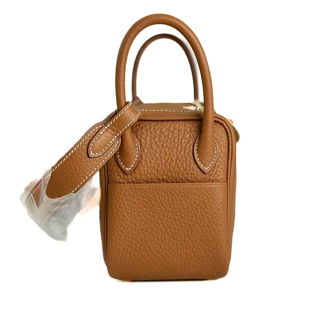 Hermes Lindy Mini TC Gold