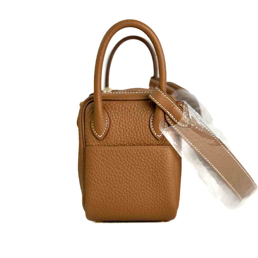 Hermes Lindy Mini TC Gold