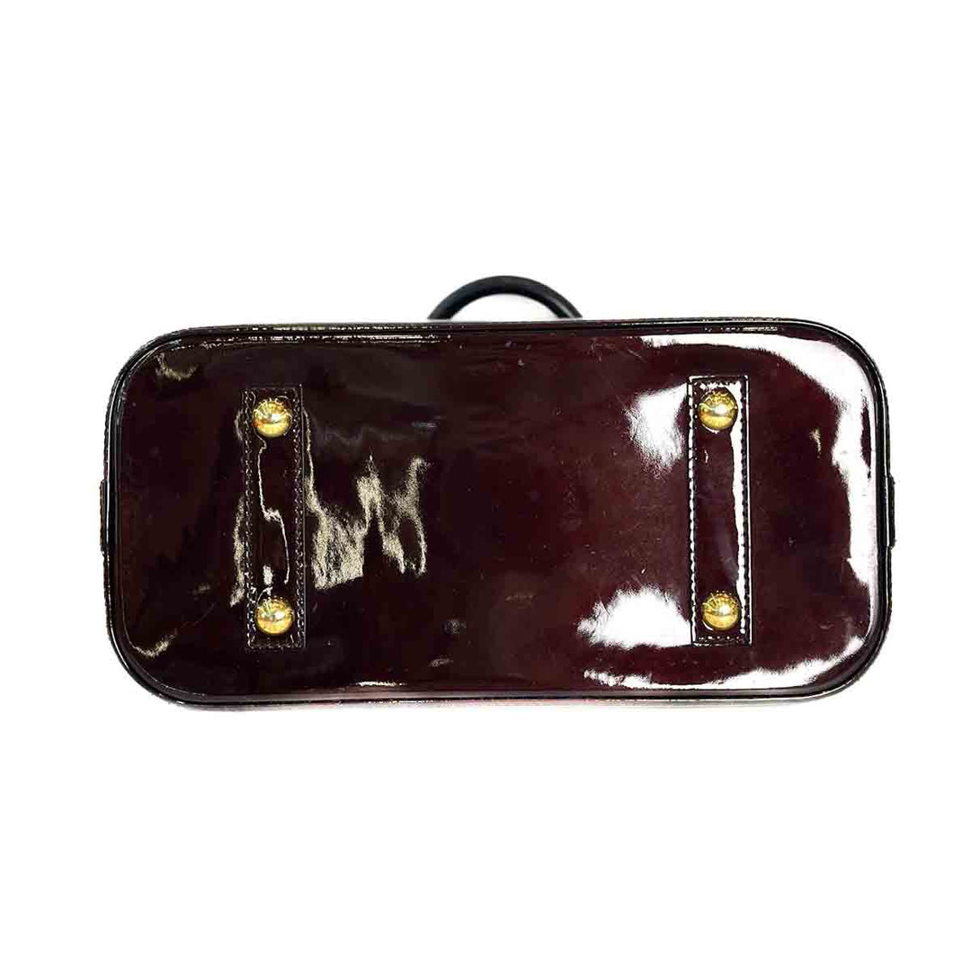 Louis Vuitton Alma Pm Burgundy Patent