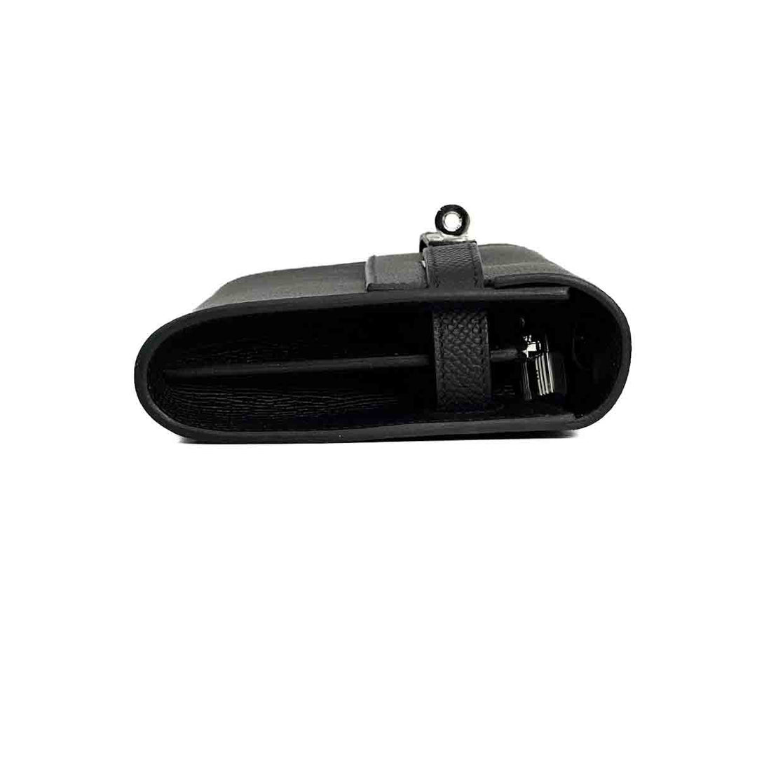 Hermes Kelly To Go Black Epsom
