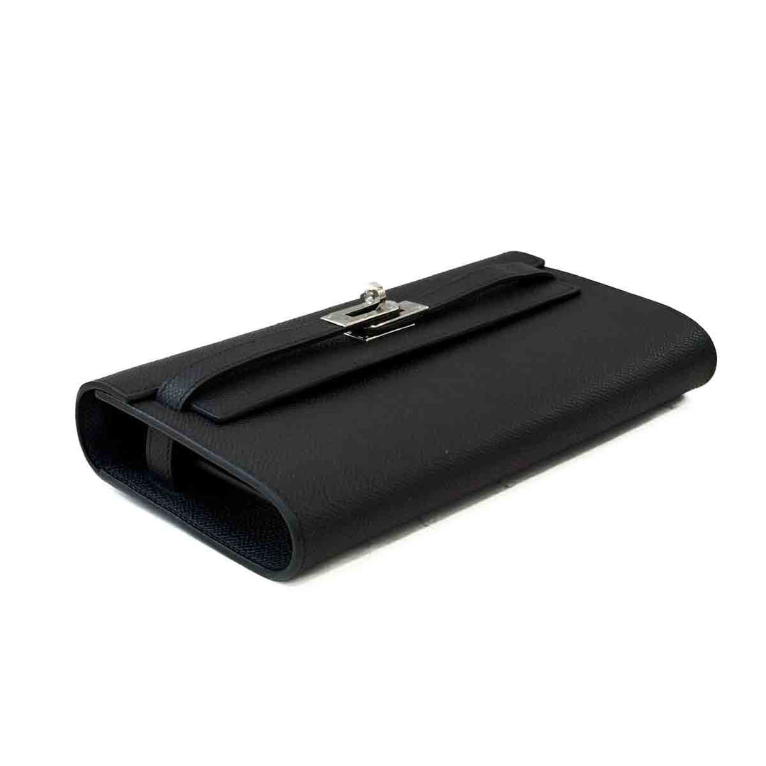 Hermes Kelly To Go Black Epsom