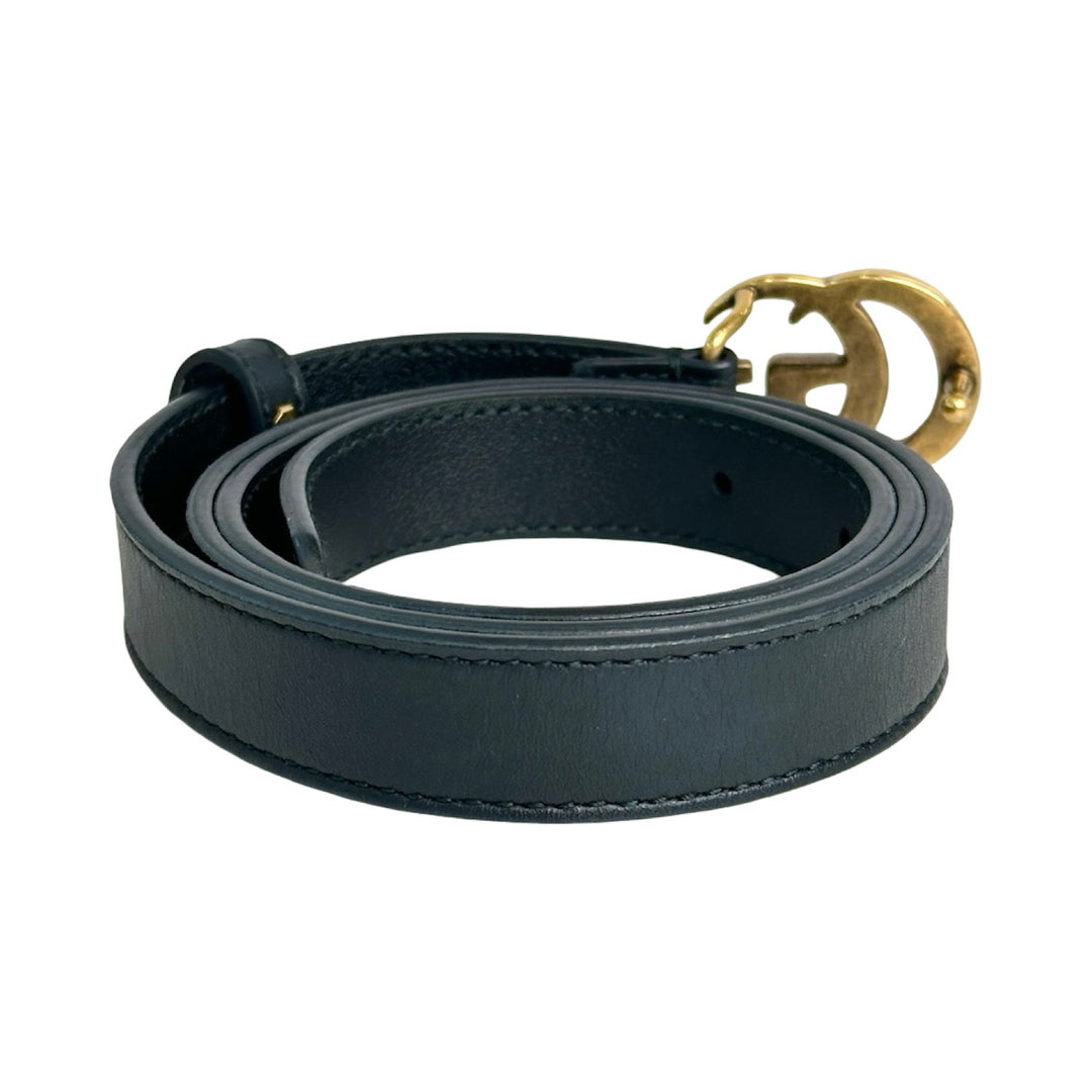 Gucci GG Logo Belt Black 75cm