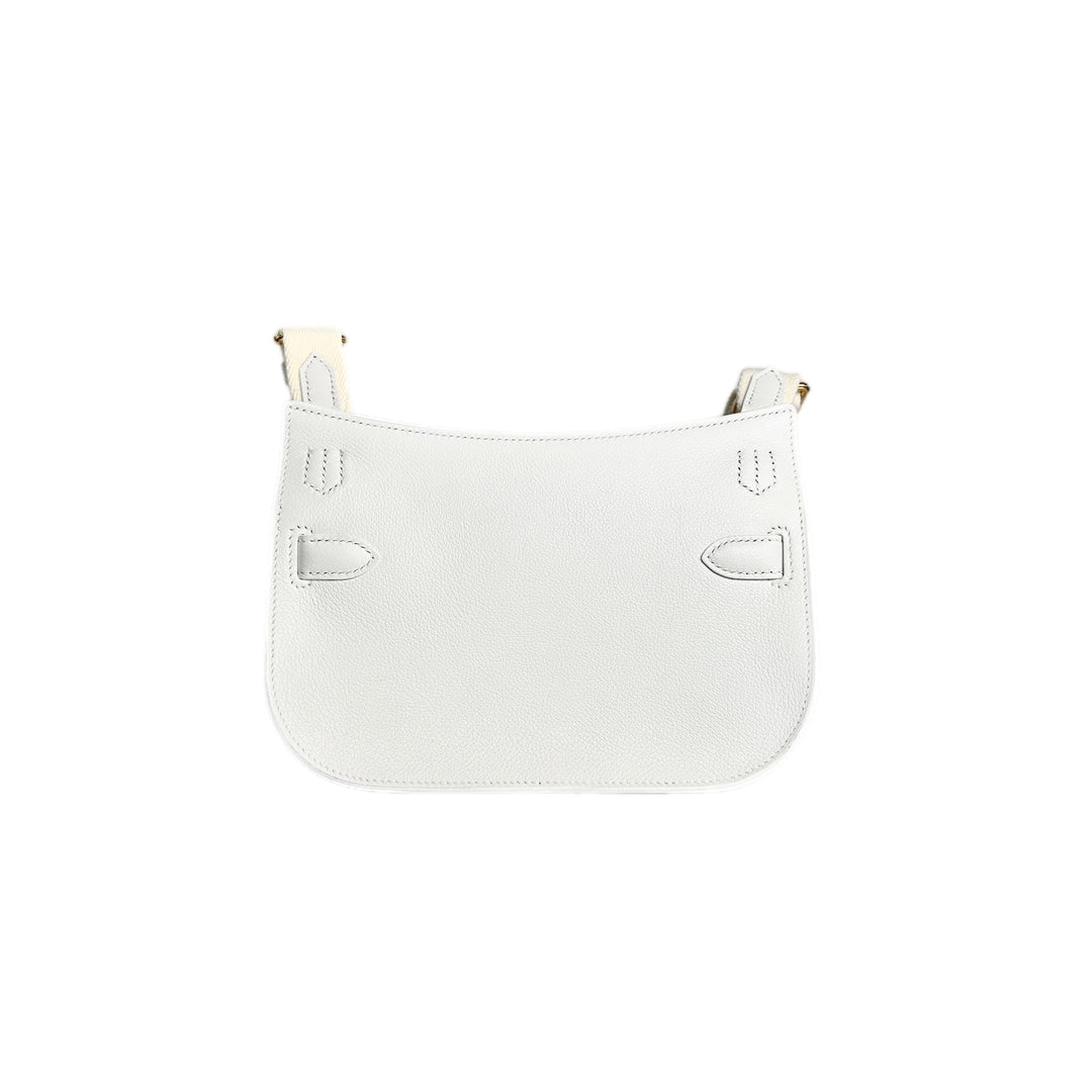 Hermes Jypsiere Mini Bag New White