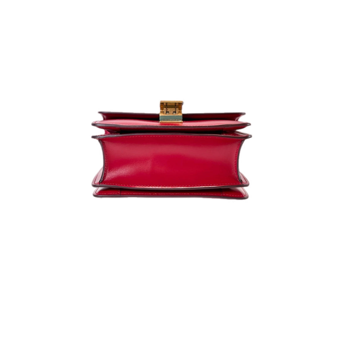 Celine Classic Box Teen Red
