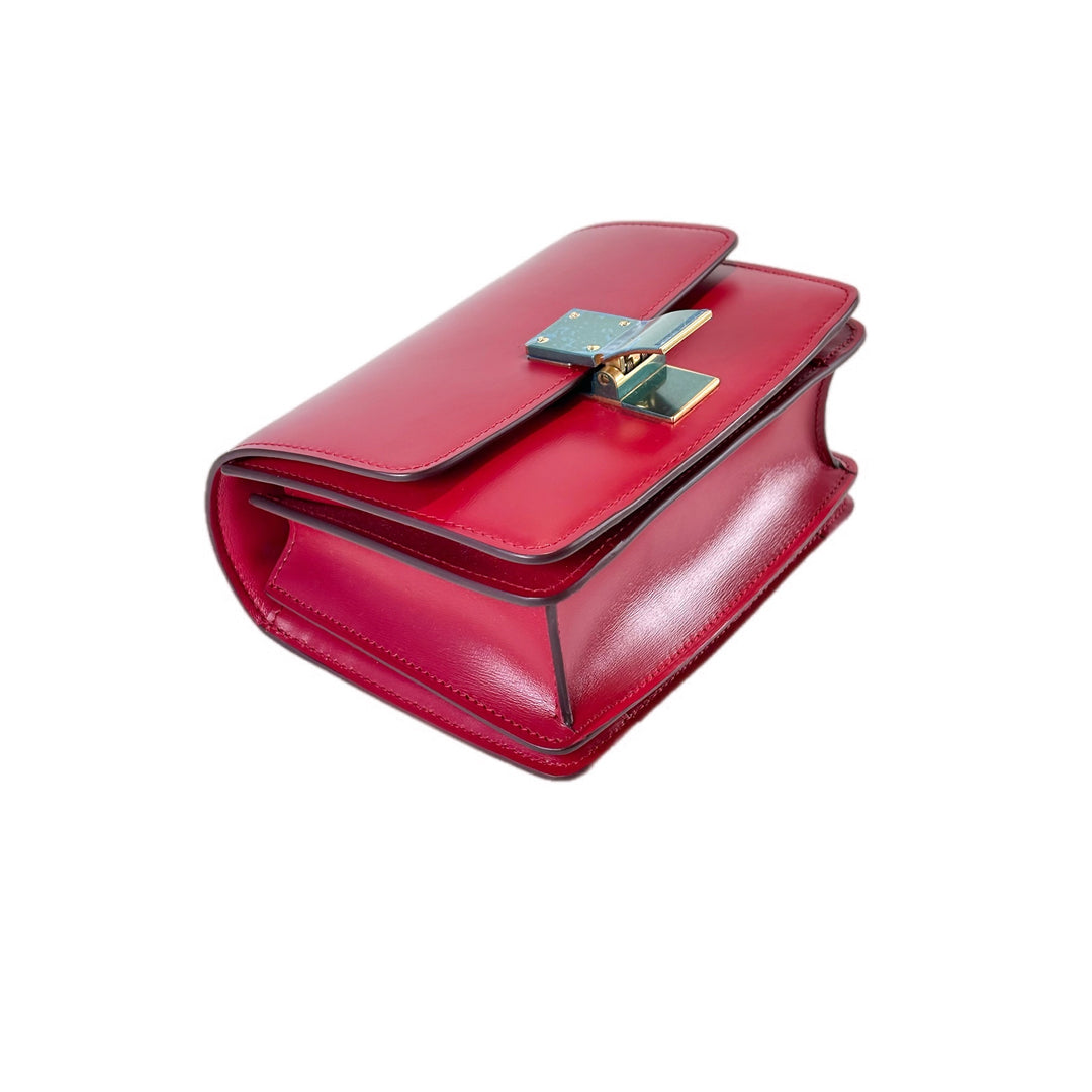 Celine Classic Box Teen Red