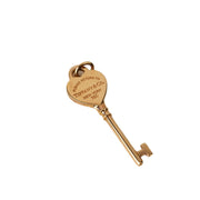 Tiffany 18K Rose Gold Key Pendant