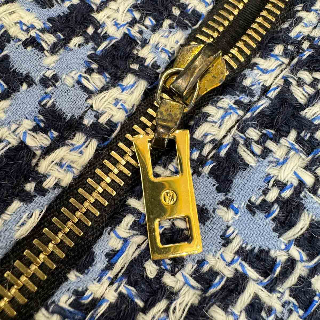 Louis Vuitton Blue Tweed Dress #38