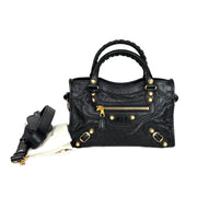 Balenciaga Mini City Bag Black/Gold