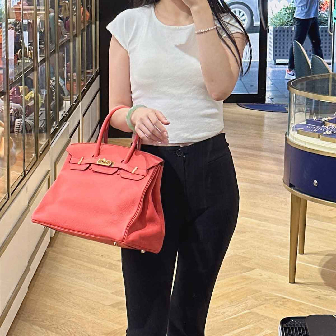 Hermes Birkin 35 Pink Rose Jaipur Togo - Jiaxyk