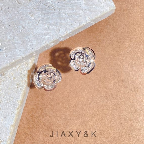 Rose Earrings - Jiaxyk