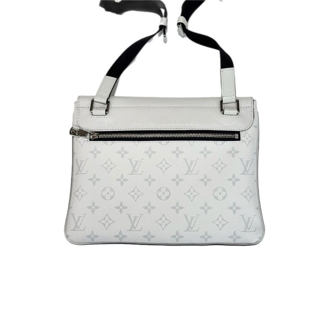 Louis Vuitton White Taigarama Ourdoor Flap Messenger Bag