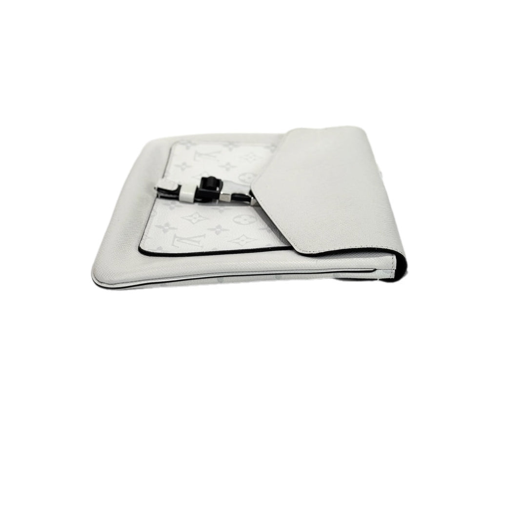 Louis Vuitton White Taigarama Ourdoor Flap Messenger Bag