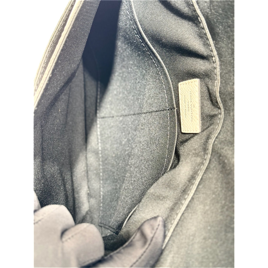 Louis Vuitton White Taigarama Ourdoor Flap Messenger Bag