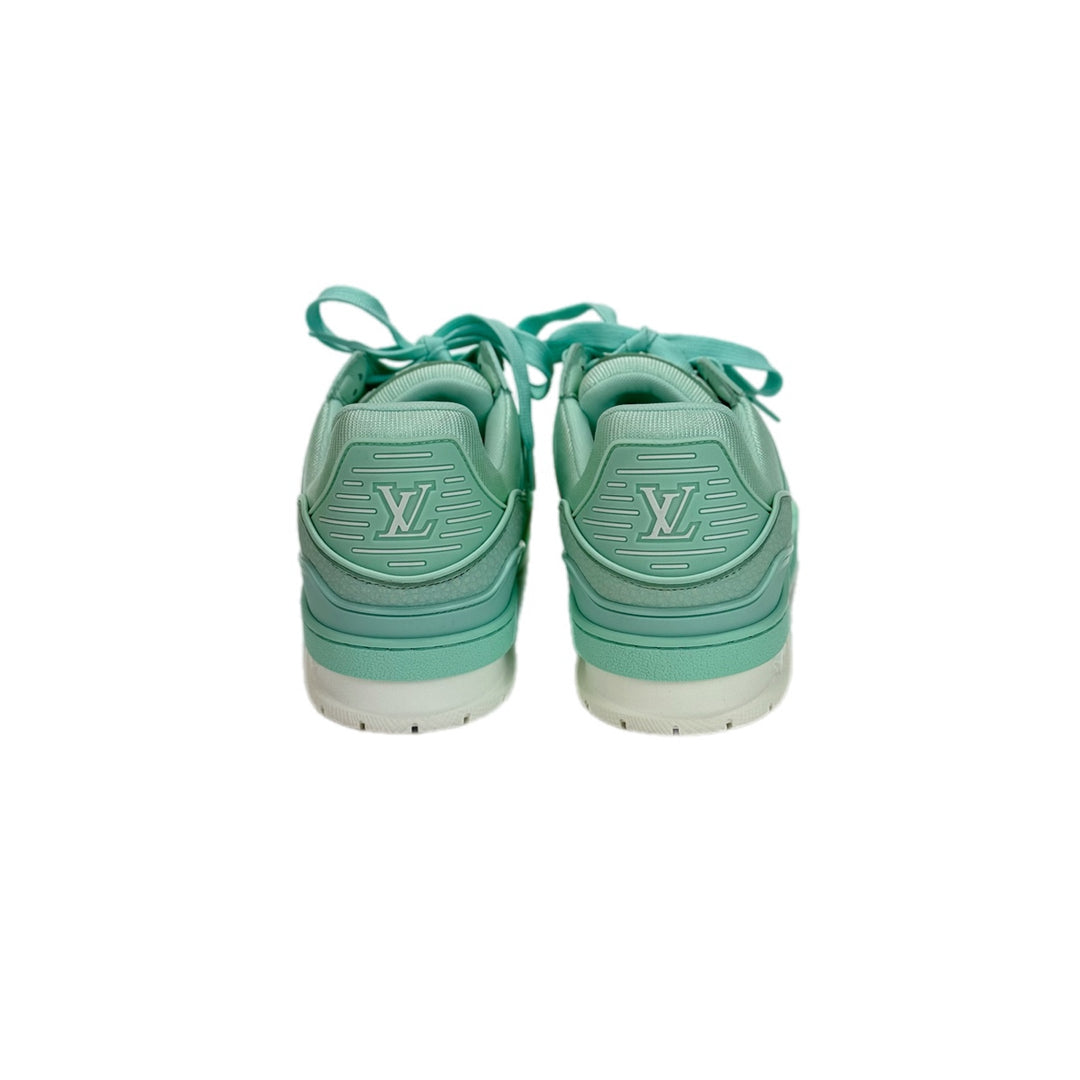 Louis Vuitton Trainer Sneaker Green #37.5
