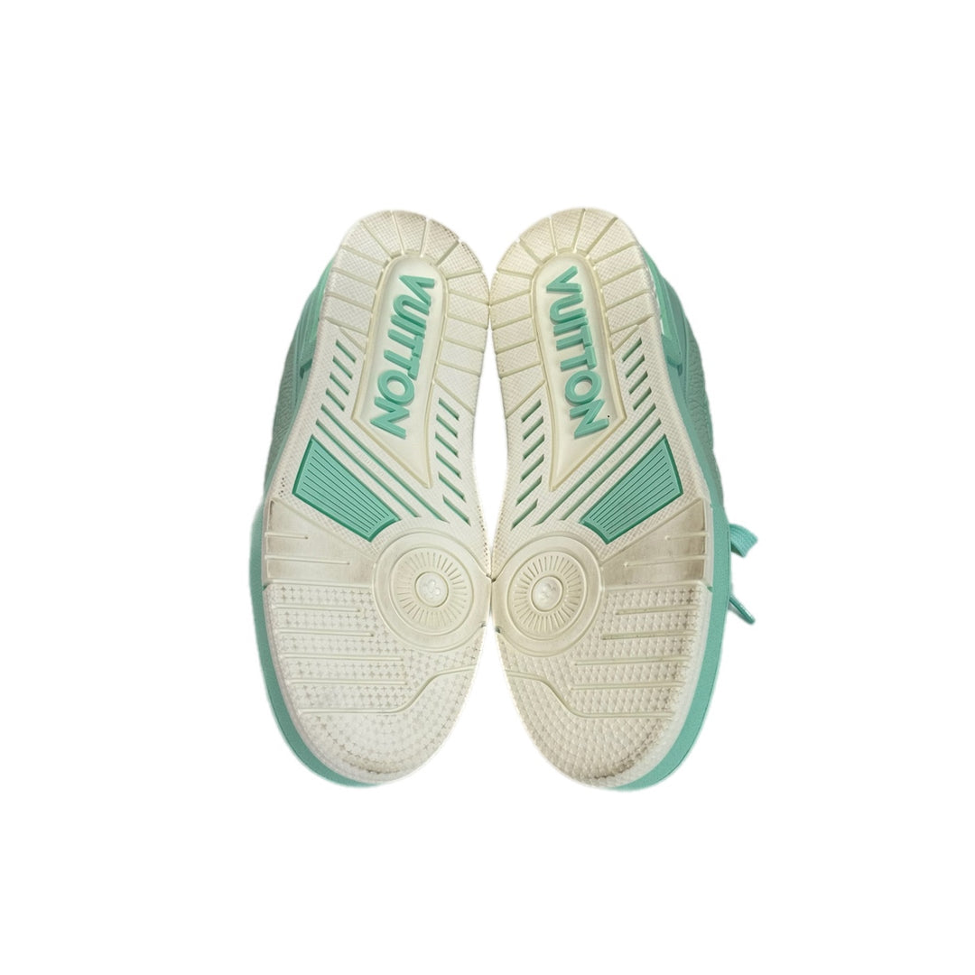 Louis Vuitton Trainer Sneaker Green #37.5