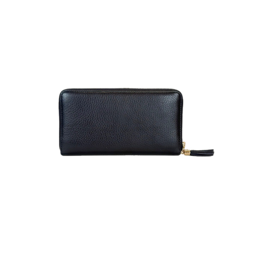 Gucci Accessories Dark Blue Zip Wallet