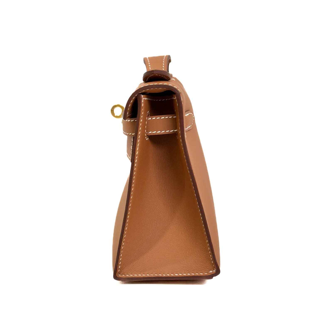Hermes Mini Kelly Pochette Gold - Jiaxyk