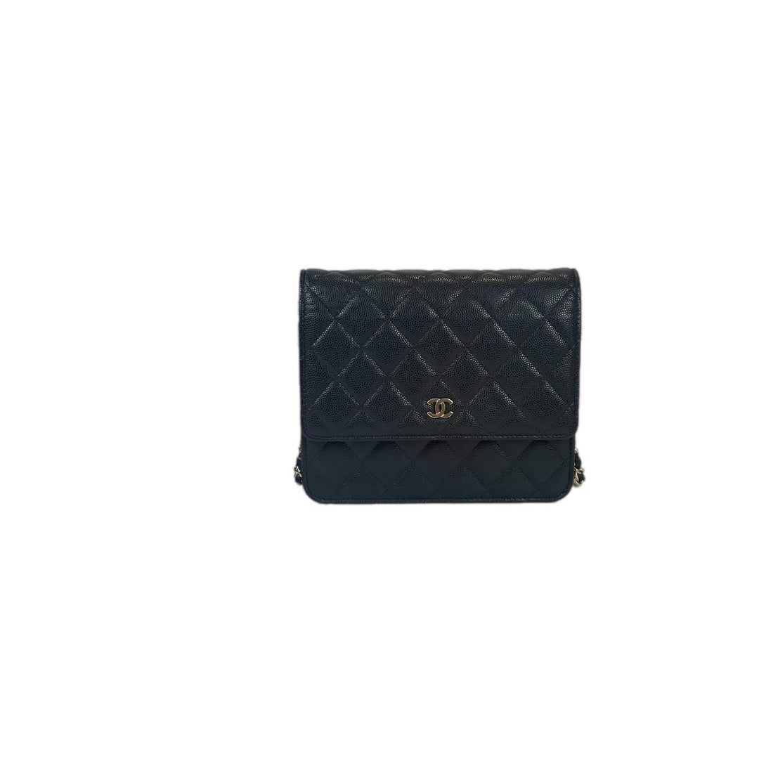 Chanel Classic Flap Woc Square Black Caviar