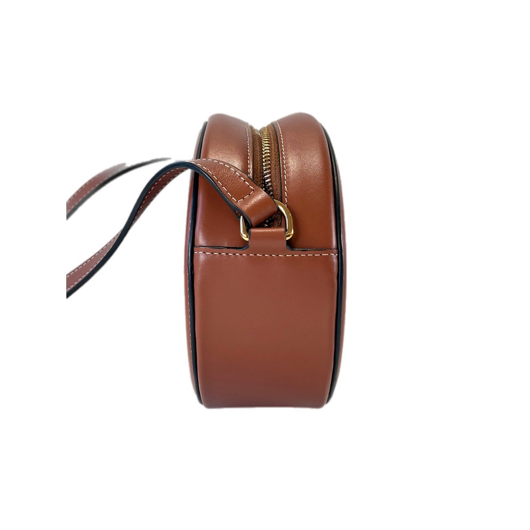 Celine Cuir Triomphe Oval Bag